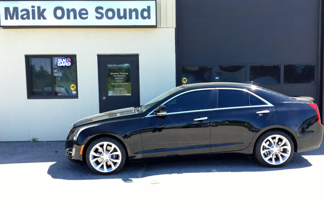 2018 Cadillac ATC with professional window tint in North Bay